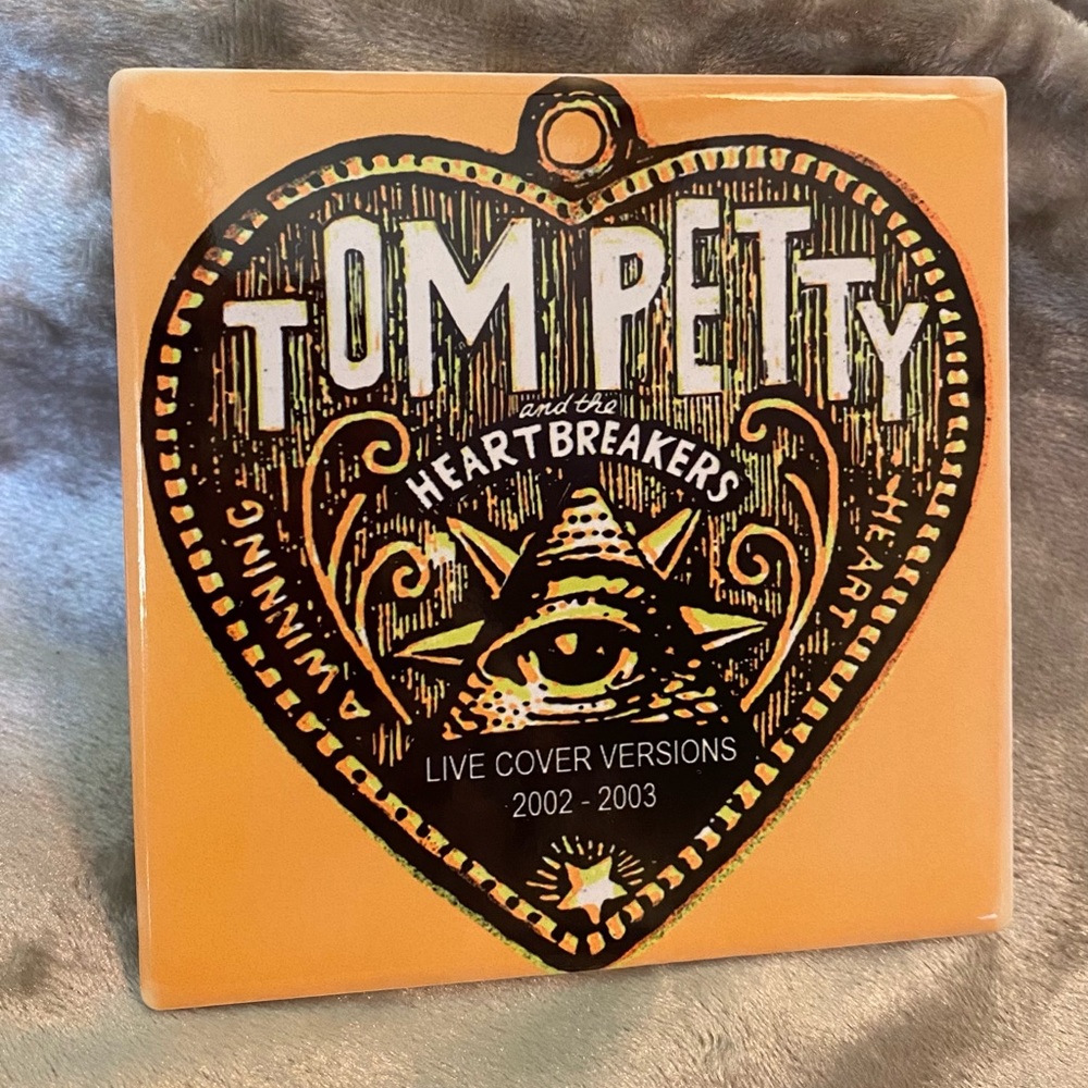 Set of 3 coasters with Tom Petty Album art - Picture 3 of 4